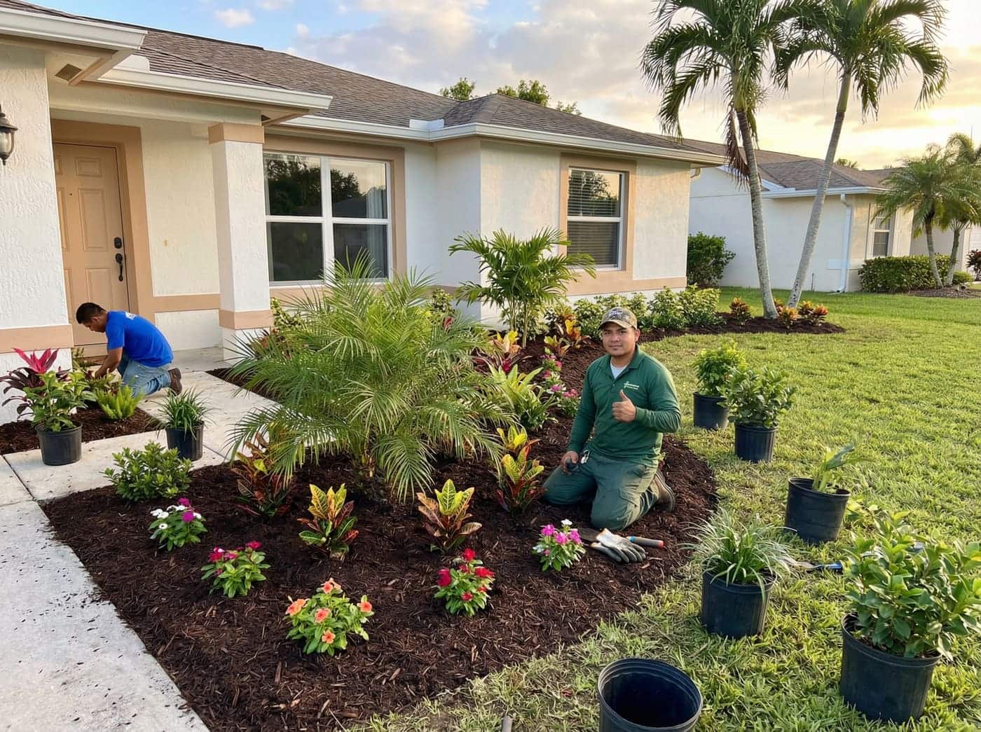 Crouse Lawn Services crew at work